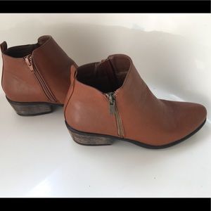 Rust Bamboo ankle booties